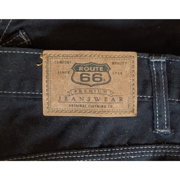 NEW Y2K Route 66 Junior Carpenter Jeans 17/18 Black Wide Leg Streetwear Vintage - Picture 11 of 12